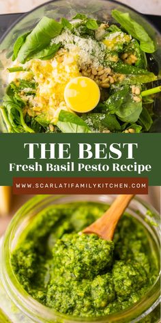 the best fresh basil pesto recipe