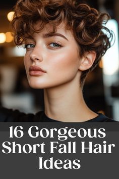 Short Fall Hair Color, Short Fall Haircuts, Short Fall Hair, Short Fall Hairstyles, Fall Haircuts, Brown Hair Trends, Fall Hair Ideas, Slicked Back Ponytail, Bold Hair Color