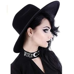 What's in the box:Hat; Types:Hat; Style:Punk  Gothic; Material:Polyester; Listing Date:10/31/2023 Goth Hat, Steampunk Witch, Restyle Clothes, Black Wide Brim Hat, Attitude Clothing, Tokyo Street Fashion, Black Fedora, Hipster Grunge, Fashion Edgy