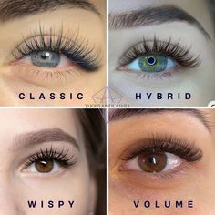 Popular Lash Extensions Styles, Eyelashes Styles Extensions, Bridal Eyelash Extensions, Classic Eye Lashes Extensions, Eyelash Extensions Sizes, Eyelashes Styles, Wedding Eyelash Extensions, Eyelash Extensions Doll Eye Style, Types Of Eyelash Extensions Styles Wispy