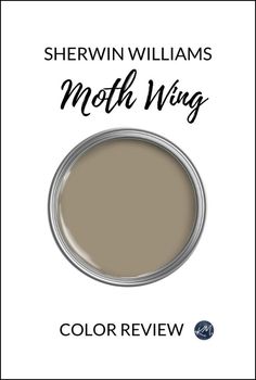 sherylin williams's moth wing color review is shown in the front cover