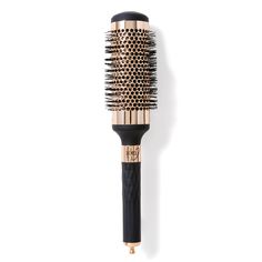 ION Ceramic Thermal Round Brushes creates a sleek, shiny finish. Ion Rose Gold Round Brush 2 Inch | Black, Gold, Pink | Sally Beauty Round Brush, Natural Hair Oils, Hair Supplies, Sally Beauty, Shiny Hair, Hair Brush, Hair Hacks, Barrel, Rose Gold