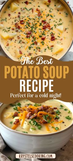 the best potato soup recipe perfect for cold night