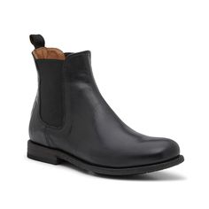 Frye-Tyler Chelsea Boot An effortless add to any closet, the Tyler Chelsea boots from Frye are a simple style that will soon become a staple. The slip-on silhouette ensures easy access, while the leather material features a perfect lived-in look that gets better with each wear. Perfect Live, Black Chelsea Boots, Leather Pulls, Chelsea Boot, Lug Sole, Boot Shop, Leather Material, Easy Access, Simple Style