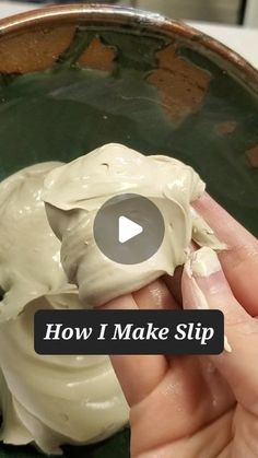 Lyndsey Roberts | Ceramic Arts on Instagram: "This is how I make my slip! If you have any questions please let me know! . . . #sliptrailing #sliptrailingpottery #slip #tutorialvideos #ceramicstutorial #ceramicsaretrending #potteryartist #potteryarts #ceramicarts #ceramicartworks #processvideo #process #clay #claystagram #reclaim #reclaimingclay #potterystudio #ceramicstudio #ceramics #studiotime #studiolife #ceramicartist #lyndseyroberts #lilacmoonceramics" How To Make Slip Clay, Clay Slip Recipe, Clay Slip Ideas, How To Make Clay Slip, How To Make Slip For Pottery, Pottery Decorating Techniques, Ceramic Slip Decoration, Ceramic Slip Casting, Ceramic Slip Trailing