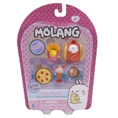 the molang toy is in its packaging