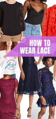 Here are some of the best ways to wear lace for spring 2022. #fashion #spring #trend #lace #over40 Style Inspiration Petite, Causal Chic, Summer Casual Style, Spring 2022 Fashion, 60s Look, Fashion Styling Tips, Over 40 Style, Best Places To Shop, Fashion Tips And Tricks