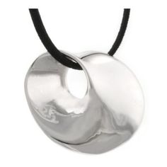 Make An Impression With This Sleek Sculptured Electroform Slide Pendant With Dual Necklaces. Electroform Utilizes A Wax Model That Is Immersed In A Silver Bath Then Spends Several Hours Rotating Back And Forth Until It Achieves It Present Thickness. When It Reaches Its Perfection, It Is Removed And Heated Just Enough To Melt The Wax, Which Drains From Tiny Holes, Keeping The Original Designperfectly Intact. Accompanied By Both An 18" Cable Chain And An 18" Black Suede Necklace, You Can Choose To Dainty Bar Necklace, Silver Bath, Lariat Necklace Silver, Velvet Necklace, Kate Spade Necklace, Open Heart Necklace, Nugget Necklace, Bronze Necklace, Leather Corded Necklace