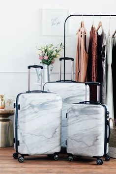 8 Life-Saving Packing Tips | Packing | Traveling | Tips Calpak Backpack, Marble Suitcase, Calpak Luggage, Travel Luggage Set, Cute Suitcases, Cute Luggage, Traveling Tips, Room Deco, Luggage Sets