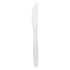 a white knife on a white background