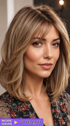 Medium Length Hair With Layers Straight, Haircuts For Chubby Faces, Collarbone Length Hair, Hairstyle 2024, Chubby Face Haircuts, Medium Hair Styles For Women, Flattering Hairstyles, Haircuts For Medium Length Hair, Hairstyles 2024