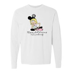 Monogrammed 'Lizzie McGuire Disney' Long Sleeve T-Shirt 💜 💕  ❤️ 💕💛 Long Sleeve Baseball Tee, Matching Sets Outfit, Comfort Colors Sweatshirt, Lizzie Mcguire, Fall Denim, Long Sleeve Kids, S Monogram, Puff Long Sleeves, Monogram Styles