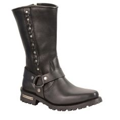 MEN’S LACE TO TOE BOOT WITH DOUBLE SIDED ZIPPER ENTRY