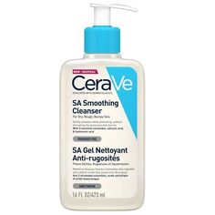 What is the CeraVe SA Smoothing Cleanser with Salicylic Acid for?
CeraVe's SA Smoothing Cleanser gently exfoliates the skin helping to alleviate rough and bumpy skin texture, formulated with 0.5% Salicylic Acid. Salicylic Acid is a beta hydroxy acid which means it penetrate deep into the skin and helps to;

Clear blocked pores; preventing blackheads and blemishes.
Treat acne by reducing swelling and redness with it's anti-inflammatory properties.
Soften the skin to treat dry, flaky, scaly and thickened skin.
Exfoliate the skin, leaving it feeling smooth and refreshed.
Targets excess sebum on oily, blemish-prone skin types.

Key Ingredients In CeraVe SA Smoothing Cleanser:

Salicylic Acid(0.5%): A beta-hydroxy acid (BHA) that gently exfolaites the skin targeting pimples and blackheads, and Cerave Sa Smoothing Cleanser, Rough And Bumpy Skin, Cerave Cleanser, Cerave Skincare, Rough Bumpy Skin, Keratosis Pilaris, Bumpy Skin, Hydrating Cleanser, Exfoliating Cleanser