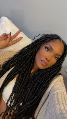 Goddess Braids Hairstyles, Shaved Sides, Goddess Braids, Faux Locs, Braids Hairstyles, Make Your Own, Black Women, Dreadlocks