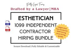 an advertisement with the title, titled by law firm's logo and information for their business