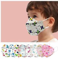 Cute Floral Printed Face Masks with Cute Designs Printed Masks 4 Ply Comfortable Full Face Cover. In stock, Fast Shipping. The best choice for school, work, cycling, hiking and outdoor sports. Four-layer Material: Outer non-woven fabric, 2 layer Middle electrostatic cotton layer and Inner defense cloth. The 4-Layer Non-Woven face mask has 4 layers, which can not only block the splashing liquid in the air and the particles in the air, but also smoothly exhaust the hot air by breathing. 3D Design Mouse Mask, Masks Kids, Green Rabbit, Children's Mask, Kids Mask, Unicorn Cat, Pink Rabbit, Blue Rainbow, Pink Rainbow