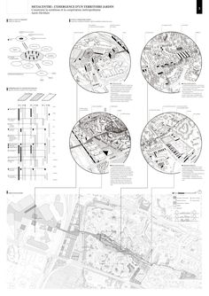 an architectural diagram showing the various areas in which buildings are located