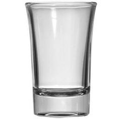 an empty glass is shown on a white background