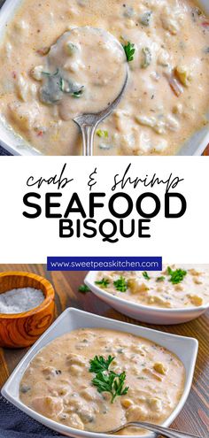 seafood bisque is an easy and delicious side dish