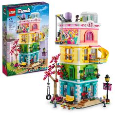 the lego friends house is in its box and it's ready to be opened