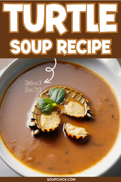 Turtle Soup Recipe Turtle Soup, Vegetable Puree, Personal Taste, Food Help, Easy Soup Recipes, Easy Soups, Delicious Soup, Soup Recipes, Cooking Recipes