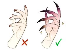 two hands with different nail shapes, one showing the middle finger and the other pointing fingers