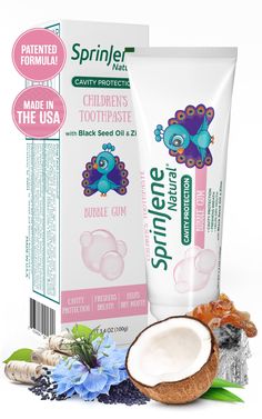 PRICES MAY VARY. Delicious Bubblegum Flavor: Our fluoride-free Kids Toothpaste in delightful bubblegum flavor transforms the brushing routine into a joyous experience for toddlers and kids. The burst of bubblegum goodness makes oral care fun and tasty, encouraging regular brushing habits. SLS-Free Formula: Crafted with care, our toothpaste is SLS-free, ensuring a gentle yet effective clean for your child's teeth. Say goodbye to harsh chemicals and welcome a toothpaste that prioritizes safety and Organic Toothpaste, Kids Toothpaste, Natural Kids, Formula 4, Kids Teeth, American Dental Association, Tooth Enamel, Black Seed Oil, Healthy Smile