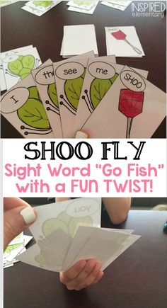 the sight word'go fish with a fun twist