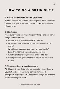 Don't let mental clutter get in the way of a productive day. Here’s how to conquer overwhelm with a 10-minute brain dump method. Aesthetic Positive Affirmations, Growth Manifestation, Podcasts For Women, Boss Motivation, Mental Clutter, Declutter Your Mind, How To Declutter