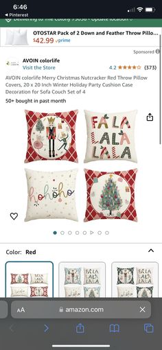 Winter Holiday Party, Red Throw Pillows, Couch Set, Nutcracker Christmas, Winter Holidays, Nutcracker, Holiday Parties, Sofa Couch