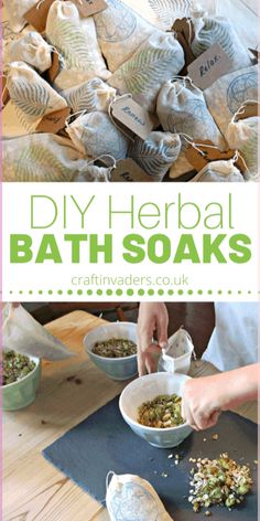 diy herb bath soaks are the perfect way to use them in your home