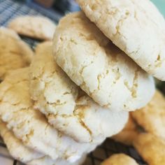 several cookies stacked on top of each other