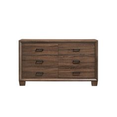 the chest of drawers is made from wood and has four drawers, one with two open compartments