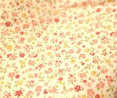 the fabric is very pretty with flowers on it