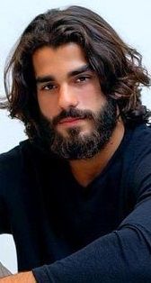 Long Hair Mens Hairstyles, Long Wavy Hair Men, Men's Long Hairstyles Wavy, Long Hairstyles For Men, Dark Haired Men, Long Hair Beard, Mustache Men, Wavy Hair Men