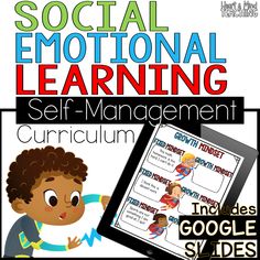 the social and educational learning manual for self - management is shown in this graphic file