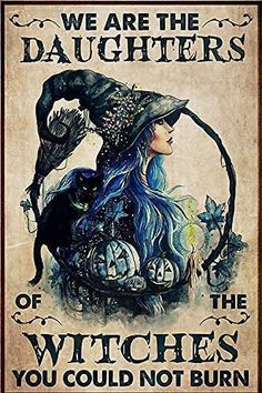 Be A Witch, Real Witches, Hippie Halloween, Magia Das Ervas, Witch Girl, Witch Magic, Witch Cat, Halloween Painting