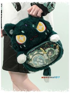 Genshin Impact Xiao Cat Plush Itabag Backpack Handbag W/Tail Doll Shoulder Bags 100% brand new Material: Plush Product size Overall: 38cm * 24cm Tail: 10cm Pain window: 19cm * 13cm Genshin Impact Xiao Cat Plush Itabag Backpack Handbag W/Tail Doll Shoulder Bags  Genshin Impact Xiao Cat Plush Itabag Backpack Handbag W/Tail Doll Shoulder Bags 100% brand new Material: Plush Product size Overall: 38cm * 24cm Tail: 10cm Pain window: 19cm * 13cm     Please allow 1-3mm error due to a manual measurement!   If you like our products, please add our eBay shop to your "My Favorites" list. If you have any problem, please feel free to contact us via ebay message, we will reply your email within 24 hours ( except weekends and holidays). If no response within 24 hours, please check the spam in your mail bo Kpop Bag Aesthetic, Xiao Plush, Xiao Cat, Genshin Merch, My Favorites List, Apple Bag, Genshin Impact Xiao, Tails Doll, Kawaii Bags