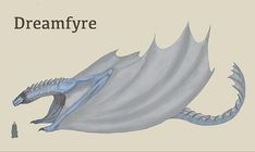 a drawing of a dragon with the words dreamfye on it's back