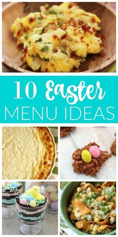 the top ten easter menu ideas