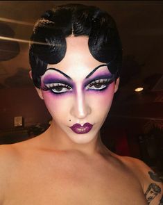 Easy Drag Queen Makeup, 20s Hairstyle, Clown Face Paint, Edgy Makeup