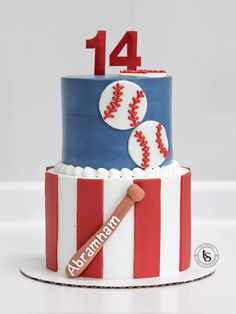 Baseball Baby Shower Cake, Baby Shower Poems, Baseball Treats, Baseball Baby Shower Theme, Party Theme Ideas, Baseball Cake