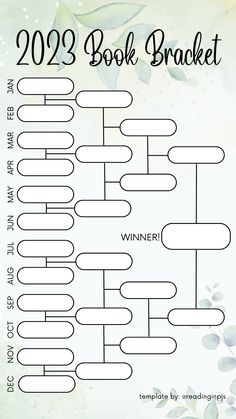 the printable book bracket is shown in black and white, with leaves on it