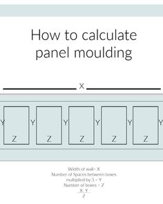 the diagram shows how to install panel moulding