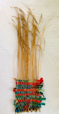 several rows of toothpicks are arranged on a white surface