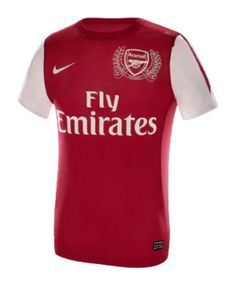 the new jersey for the emirates's soccer team, which is currently in red and white