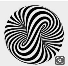 an abstract black and white swirl design