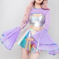 Mesh Shrug, Rave Fits, J Valentine, Fest Outfits, Rave Outfit, Futuristic Fashion, Really Cute Outfits, Rave Outfits