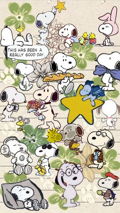 snoopy stickers are all over the place